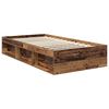 vidaXL Bettrahmen Altholz 100 x 200 cm Massives Kiefernholz