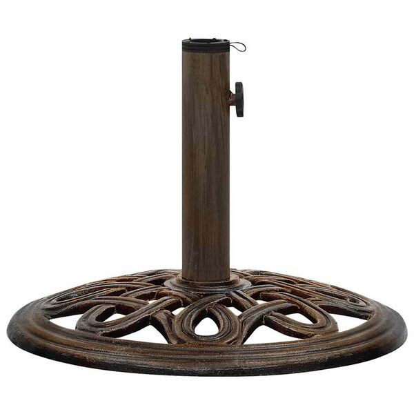 vidaXL Sonnenschirmst&auml;nder Bronzen 40x40x32 cm Gusseisen