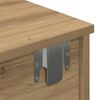 vidaXL Wandregal mit Schubladen Artisan-Eiche 100x37,5x19 cm
