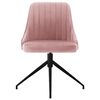 vidaXL Esszimmerst&uuml;hle 4 Stk. Rosa Samt