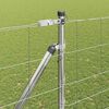 vidaXL Zaunpfosten Galvanisiert 25 x 1,6 m Stahl