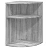 vidaXL Beistelltisch 39,5 x 39,5 x 60 cm Holzwerkstoff Graues Sonoma
