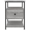 vidaXL Nachttisch Grau Sonoma-Eiche 40x42x56 cm Holzwerkstoff