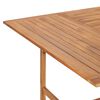 vidaXL Gartentisch 150x150x76 cm Massivholz Teak