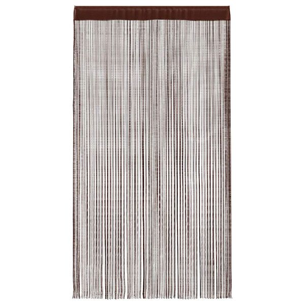 vidaXL Fadenvorh&auml;nge 2 Stk. 140 x 250 cm Braun