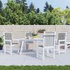 vidaXL Gartenstuhlauflagen f&uuml;r Niedriglehner 4 Stk. Grau Oxford-Gewebe