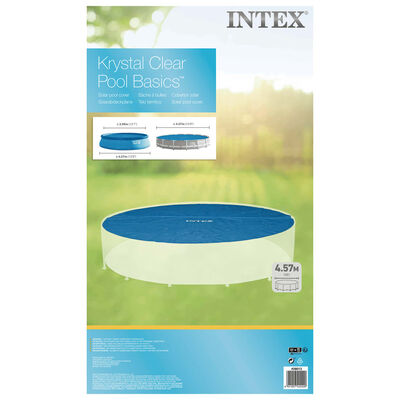 Intex Solar Poolabdeckung Blau 448 cm Polyethylen