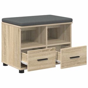 vidaXL Flurbank Sonoma-Eiche 60 x 38 x 46 cm