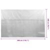 vidaXL Treibende Pool-Solarplane PE 300x200 cm Grau