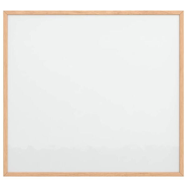 vidaXL Magnetisches Whiteboard mit Rahmen aus massivem Kiefernholz 60 x 55 cm