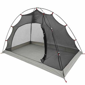 vidaXL Zelt mit Dach mit Speicher Grau und Schwarz 236 x 150 x 136 cm