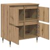 vidaXL Aufbewahrungsschrank 2 pcs Artisan-Eiche 60 x 35 x 70 cm