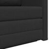 vidaXL Schlafsofa 110cm Schwarz Stoff