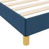 vidaXL Boxspringbett mit Matratze Blau 80 x 200 cm Stoff