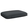 vidaXL Palettenkissenset 2 pcs Schwarz Oxford-Stoff