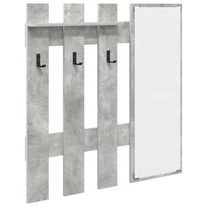 vidaXL Wandmontierter nachttisch Beton Grau 100 x 10 x 100 cm
