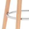 vidaXL Barhocker 2 Stk. Blau Stoff