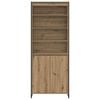 vidaXL Hohe Schr&auml;nke 2 pcs Kunsthandwerk Eiche 79 x 36 x 200 cm