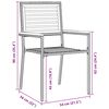 vidaXL Garten Essgruppe 7 pcs Beige und Braun Poly-Rattan