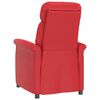 vidaXL Relaxsessel Rot Kunstleder