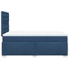 vidaXL Boxspringbett mit Matratze Blau 120x190 cm Stoff