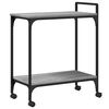vidaXL K&uuml;chenwagen Grau Sonoma 60,5x31x72,5 cm Holzwerkstoff