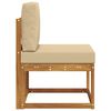 vidaXL Outdoor Mittelsofa Massivholz Akazie