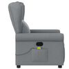 vidaXL Massagesessel Hellgrau Stoff