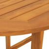 vidaXL Gartentisch Braun 78 x 46 x 75 cm Massivholz Akazie
