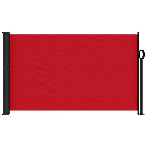 vidaXL Seitenmarkise Ausziehbar Rot 117x300 cm
