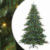 vidaXL Künstlicher klappbarer Weihnachtsbaum mit 300 LEDs 240 cm PVC
