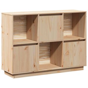 vidaXL Sideboard 110,5x35x80 cm Massivholz Kiefer