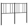 vidaXL Kopfteil Metall Schwarz 135 cm