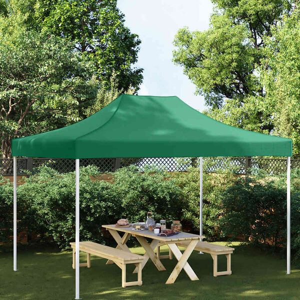vidaXL Partyzelt-Dach 4,5x3 m Gr&uuml;n 270 g/m&sup2;