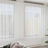 vidaXL Spitzenvorhang mit Vorh&auml;ngen Floral Wei&szlig; 300 x 900 cm Polyester
