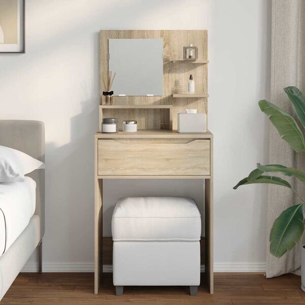 vidaXL Schlafzimmer-Frisiertische Sonoma-Eiche 80 x 39,6 x 135 cm