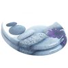 vidaXL Toilettensitz Grau 44 x 38 cm MDF-Platte