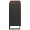 vidaXL Sideboard Braun 90 x 33 x 75 cm massives Mangoholz