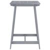 vidaXL 3-tlg. Garten-Bar-Set Grau Massivholz Akazie