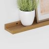 vidaXL Wandregal mit Regal 2 pcs Beige 40 x 9 x 3 cm Holzwerkstoff