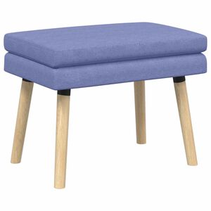 vidaXL Doppellagige Bank Jeans blau 60 x 40 x 46 cm Stoff