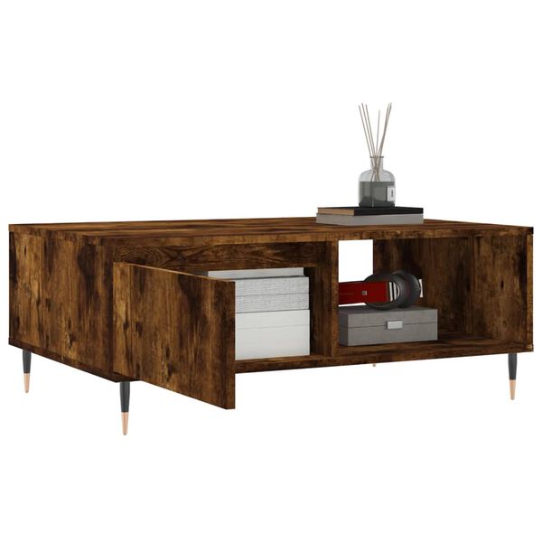 vidaXL Couchtisch R&auml;uchereiche 90x60x35 cm Holzwerkstoff