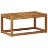 vidaXL Outdoor Hocker Bank Massivholz Akazie Natur 79 x 43 x 37 cm