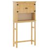 vidaXL Waschmaschinenschrank Corona Massivholz Kiefer