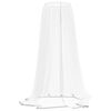 vidaXL Moskitonetz f&uuml;r Sonnenschirm 220 Mesh Wei&szlig; &Phi;330x250 cm