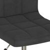 vidaXL Esszimmerst&uuml;hle 4 Stk. Drehbar Schwarz Samt