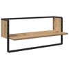 vidaXL Wandregal-Set 4 pcs Artisan-Eiche 65 x 25 x 30 cm Holzwerkstoff