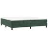 vidaXL Boxspringbettgestell Dunkelgr&uuml;n 200x200 cm Samt