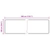 vidaXL Teppichl&auml;ufer MARSA Anthrazit 300 x 100 cm Polyester und PVC