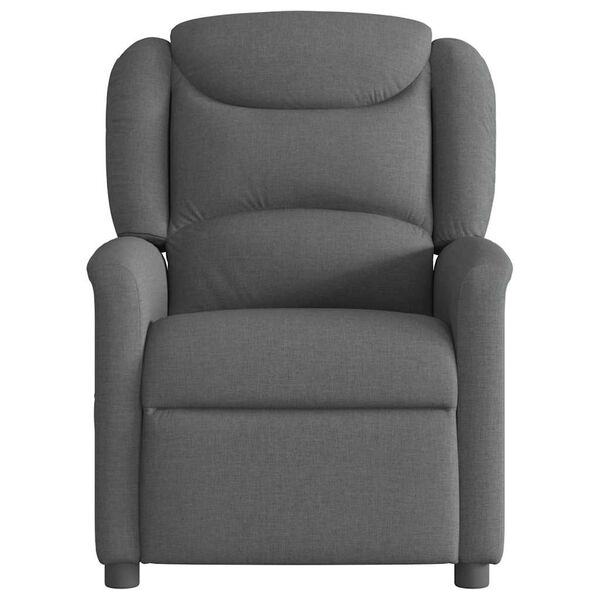 vidaXL Massagesessel Dunkelgrau Stoff